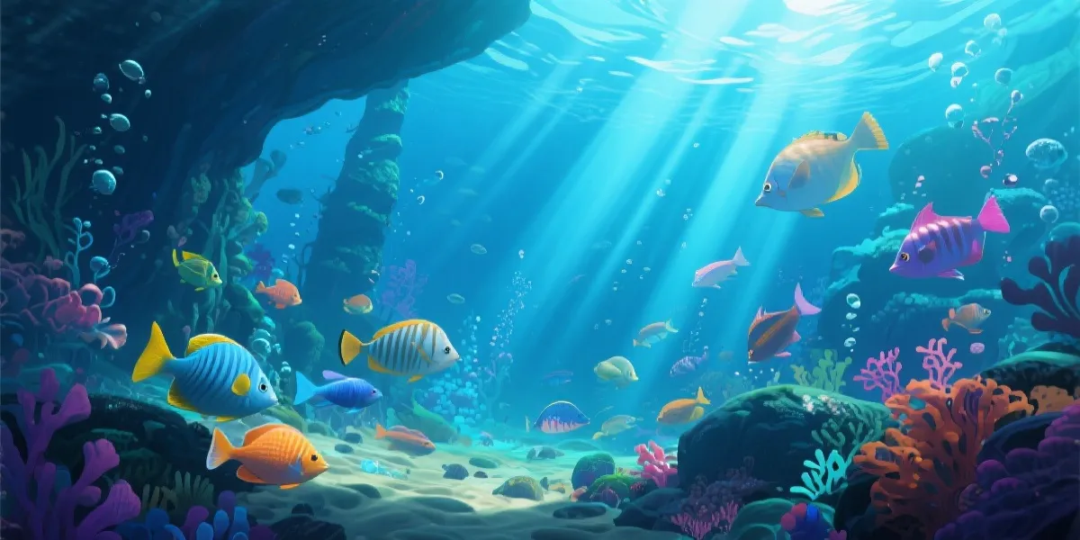 海底世界主题宣传图